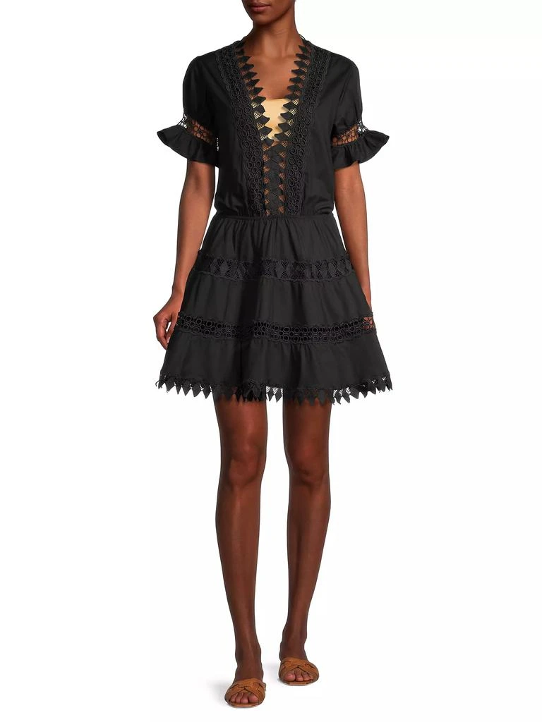 Peixoto Ora Embroidered Mini Dress 2