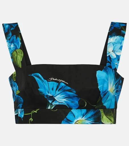 Dolce 
Gabbana Floral cotton bra top 1