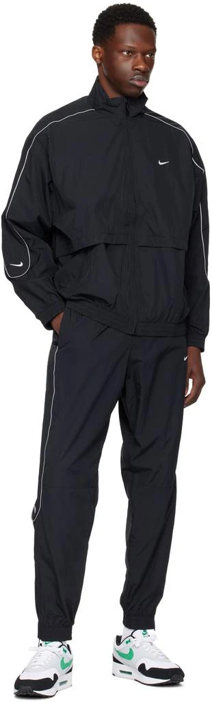NIKE Black Solo Swoosh Track Pants 4