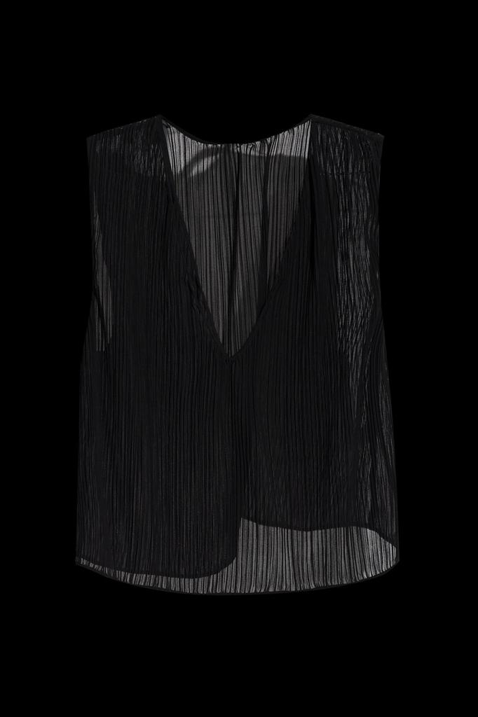 IRO Iro Calyssa V-Neck Pleated Top