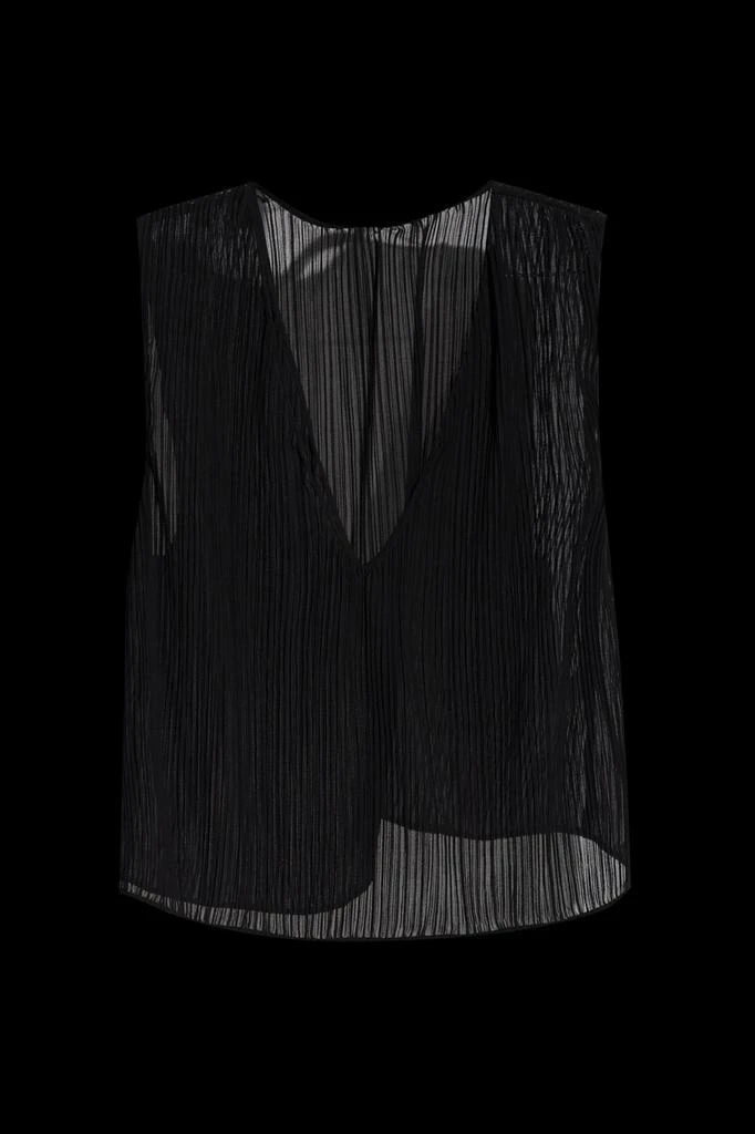 IRO Iro Calyssa V-Neck Pleated Top 1