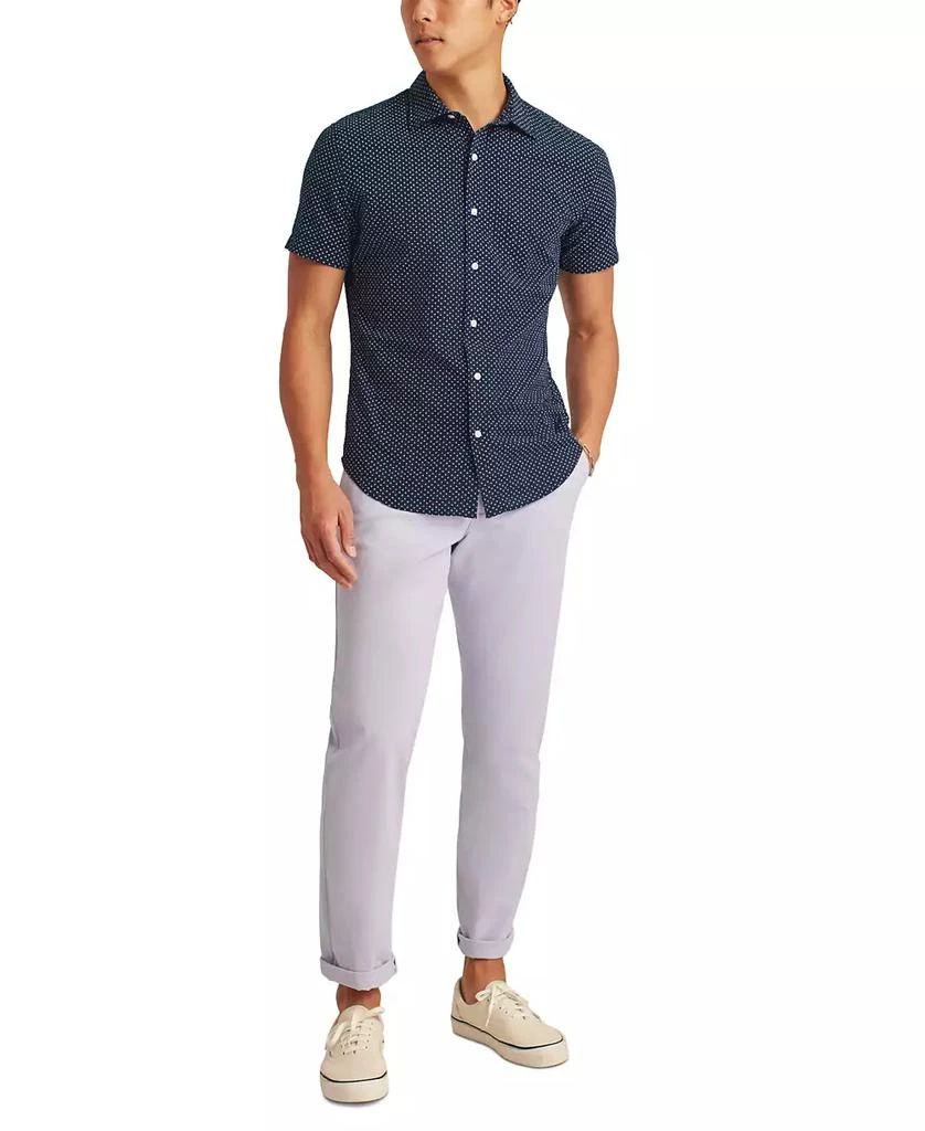 Bonobos Men's Riviera Slim Fit Short Sleeve Button-Front Geo Print Shirt 1