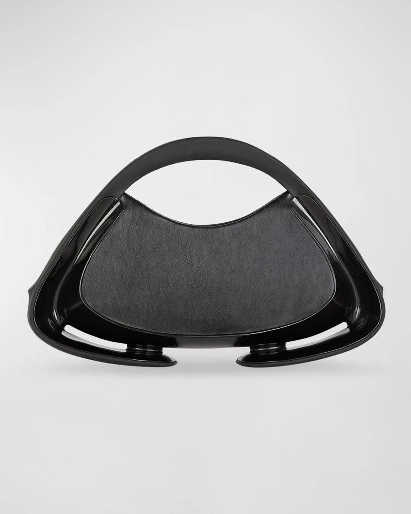 Balmain Jolie Madame Medium Top-Handle Bag in Smooth Polyurethane 5