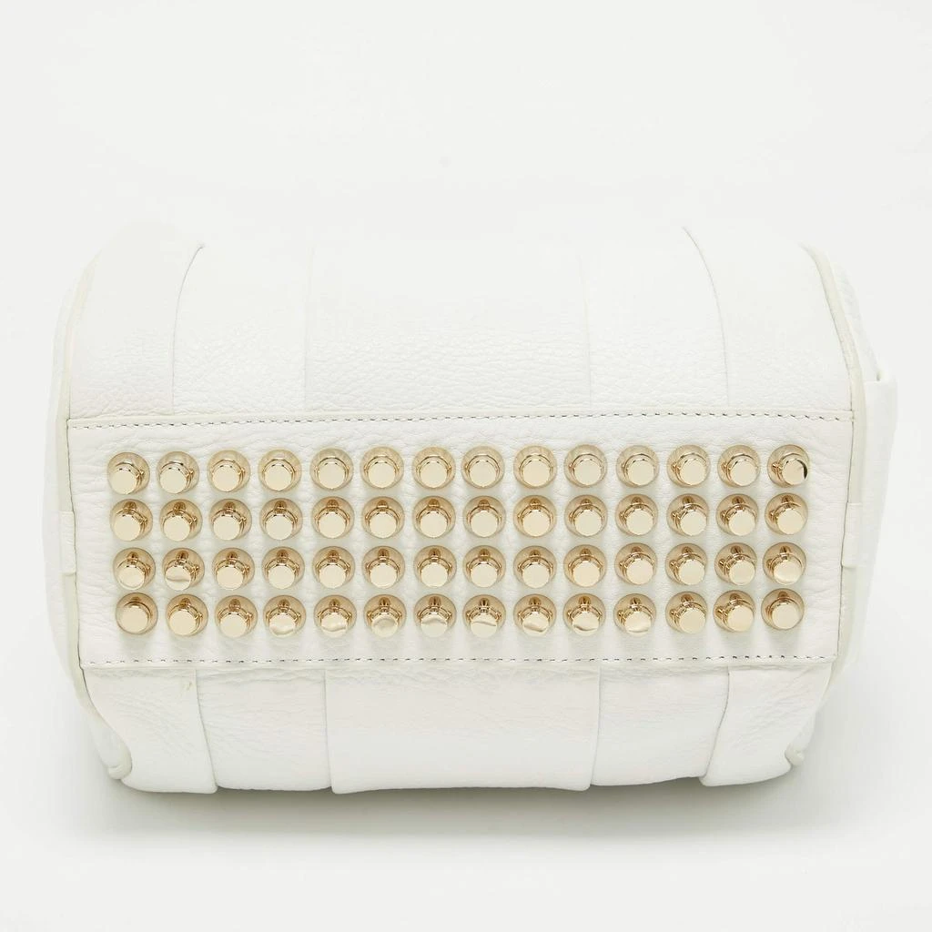 Alexander Wang Alexander Wang White Grained Leather Rocco Bag 8