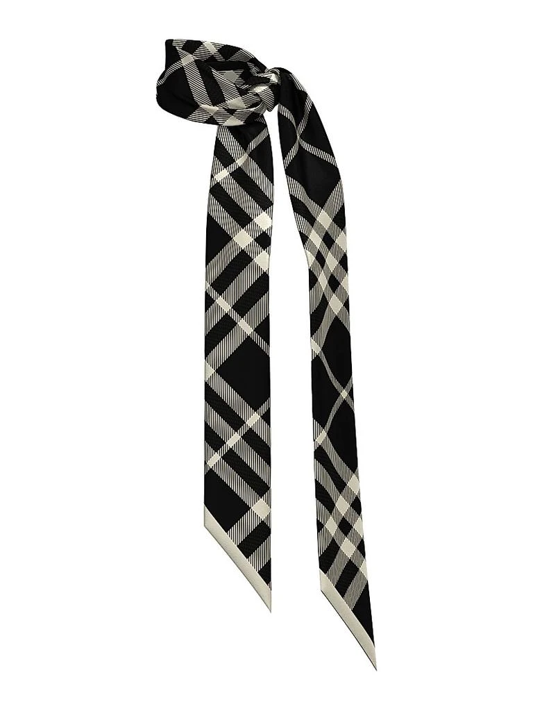 Burberry Check Silk Twilly Scarf 6