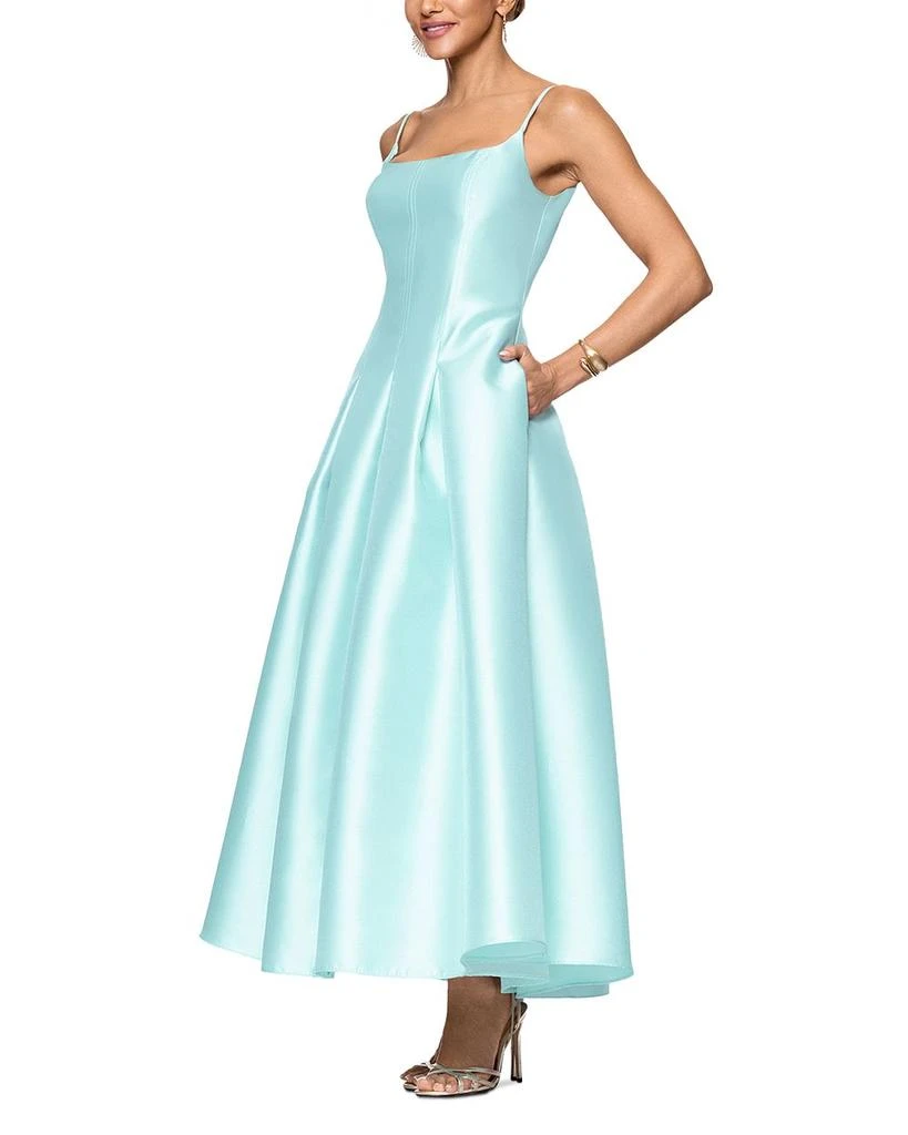 AQUA Satin Midi Dress - Exclusive 3