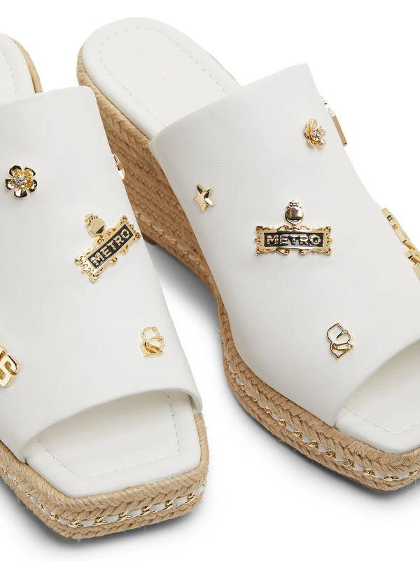 Karl Lagerfeld Paris Corissa 100MM Icon Wedge-Heel Espadrilles 6