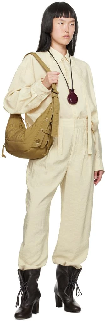 Lemaire Yellow Small Soft Game Bag 4