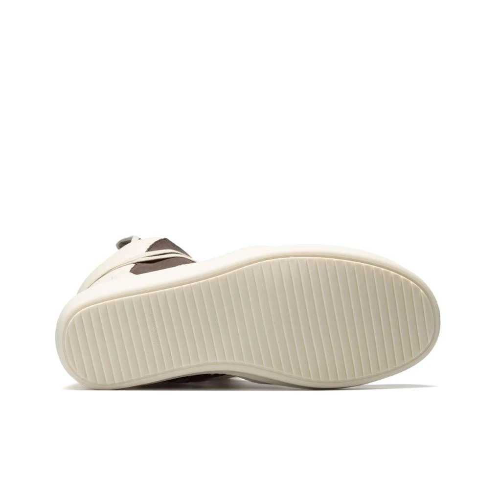 Rick Owens Geobasket Sneakers (Dust/Milk/Milk) 5