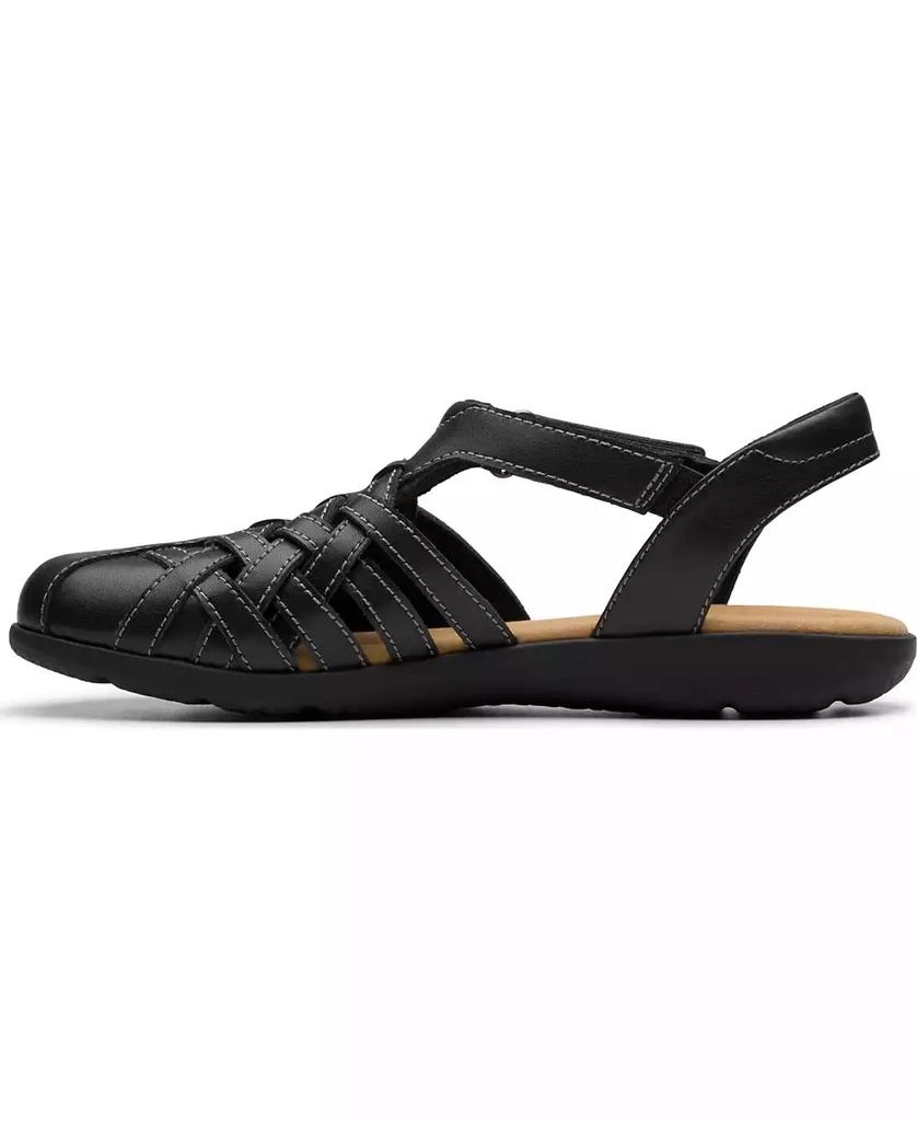 Clarks Collection Women's Elizabelle Mia Riptape Flat Sandals 6