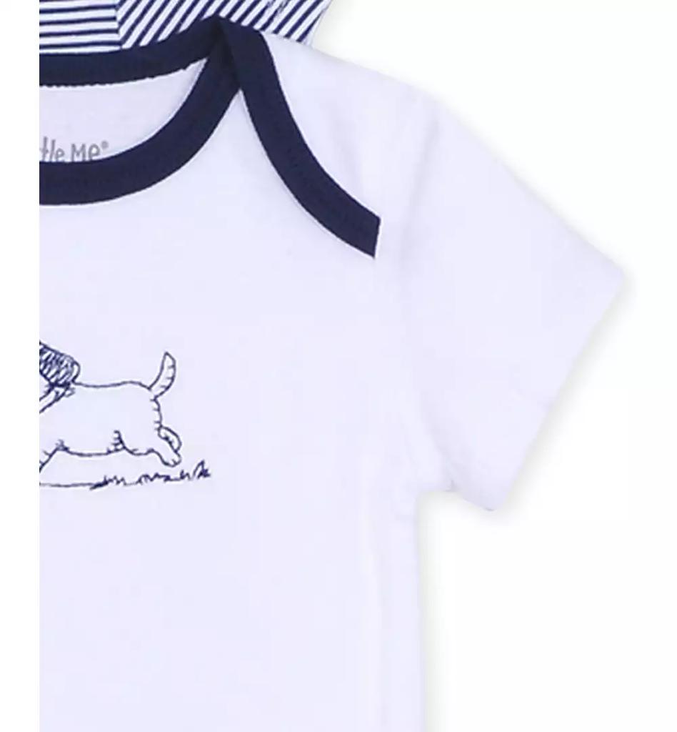 Little Me Baby Boys Puppy Toile Bodysuits, Pack of 3
