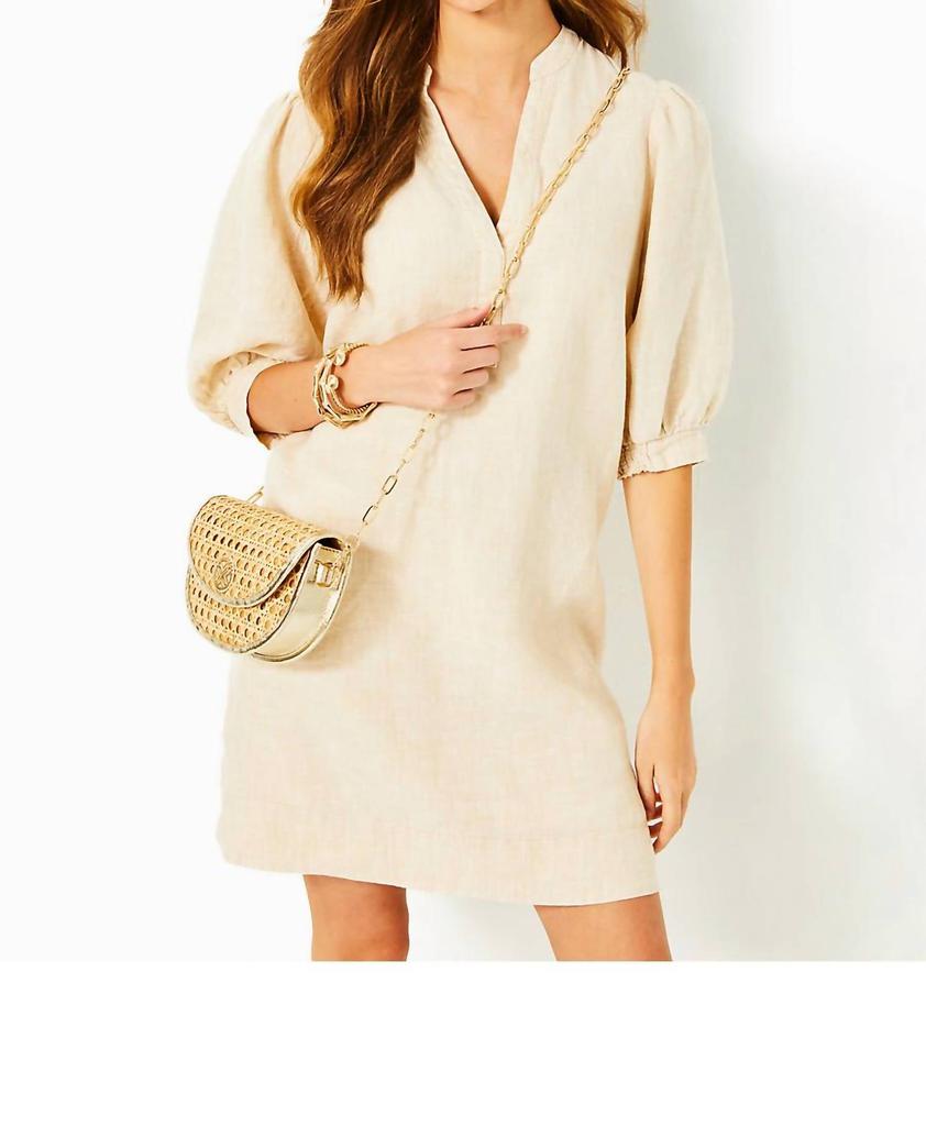 Lilly Pulitzer Lilly Pulitzer - Mialeigh Elbow Sleeve Linen Dress