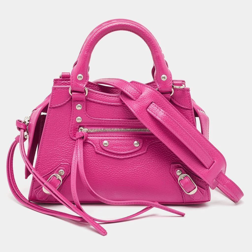 Balenciaga Balenciaga Pink Leather Mini Neo Classic Bag