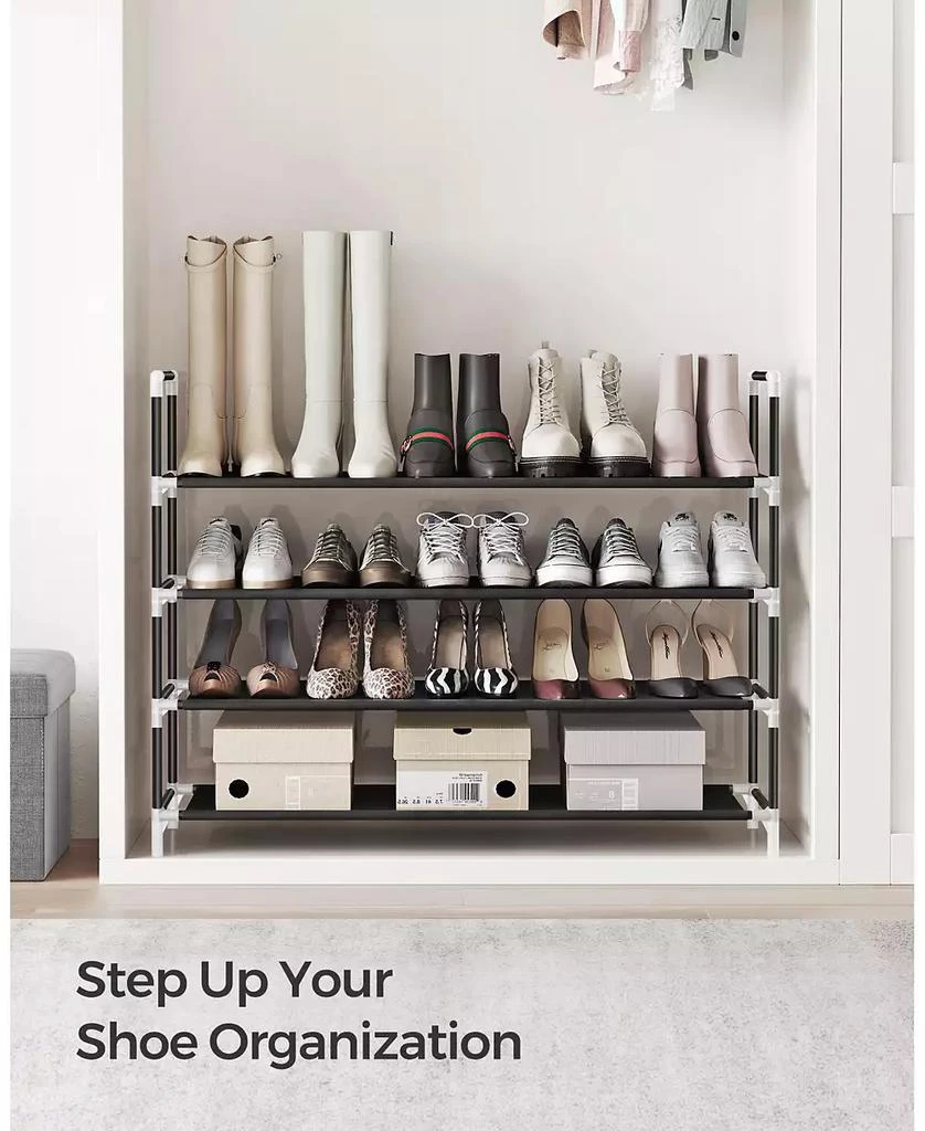 SONGMICS HOME Modern 3 Tiered Shoe Rack 2