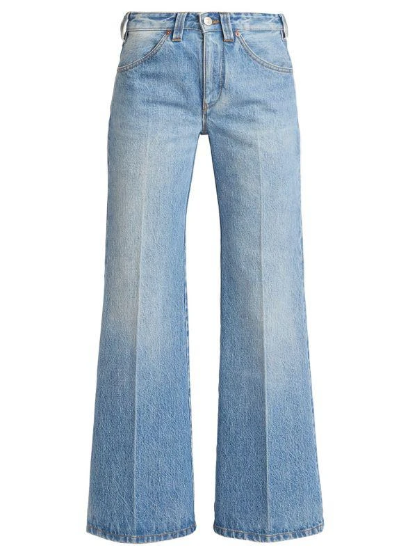 Victoria Beckham Edie High-Rise Wide-Leg Jeans 5