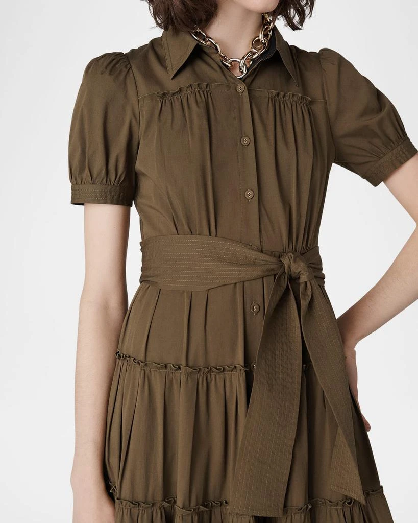 Diane von Furstenberg Queena Tiered Ruffle Midi Dress 5