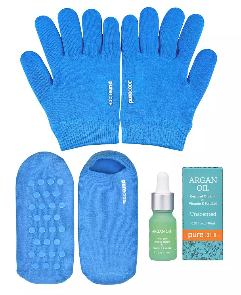 Macy's Men's 3-Pc. Moisturizing Gel Set, Gloves L-XL, Socks 10-12