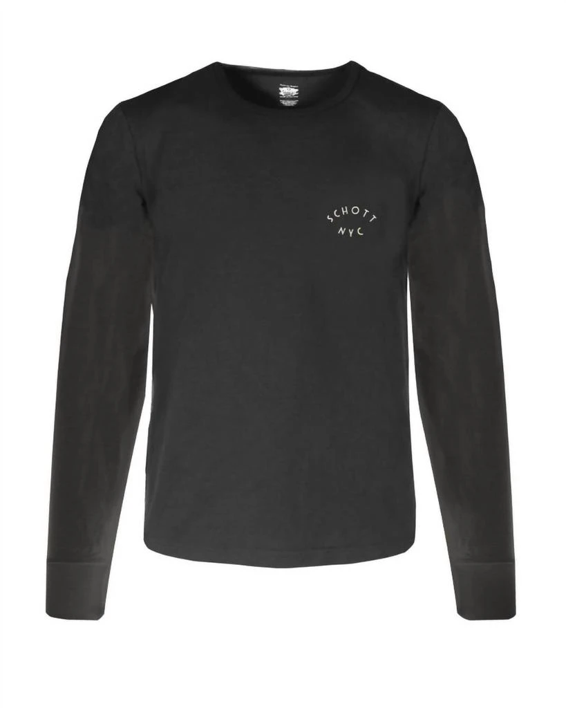 Schott Schott N.Y.C. - UNISEX UNION LONG SLEEVE TEE TOP 1