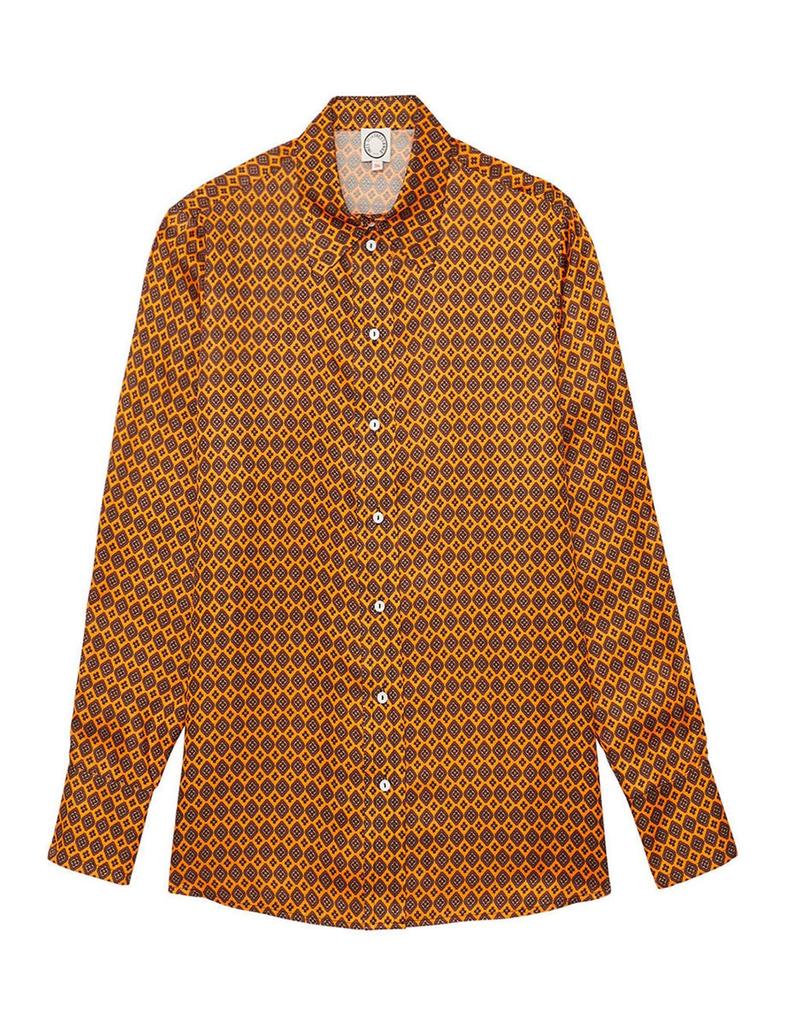 INES DE LA FRESSANGE PARIS Maureen satin printed shirt