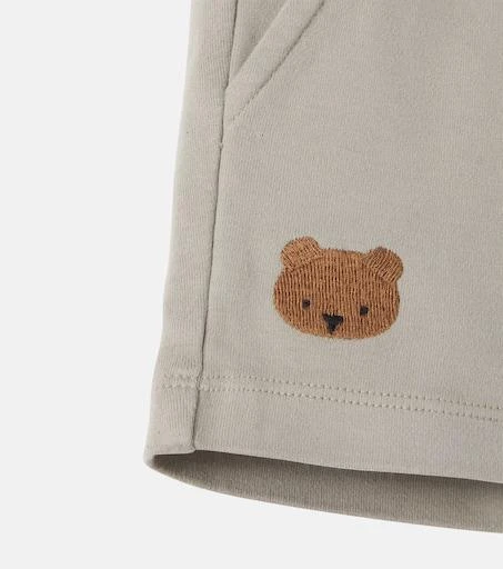 Donsje Ithri embroidered cotton jersey shorts 3