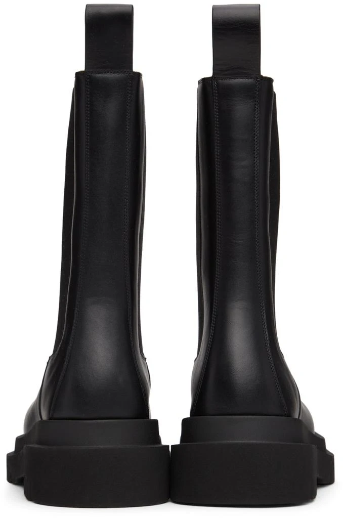 Bottega Veneta Black Shearling Lug Chelsea Boots 4
