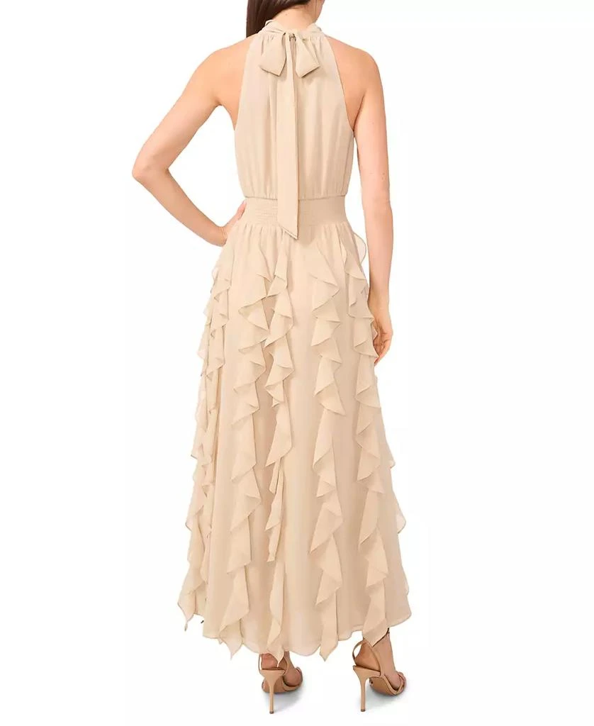 1. State Women's Halter Ruffle Maxi Dress 3