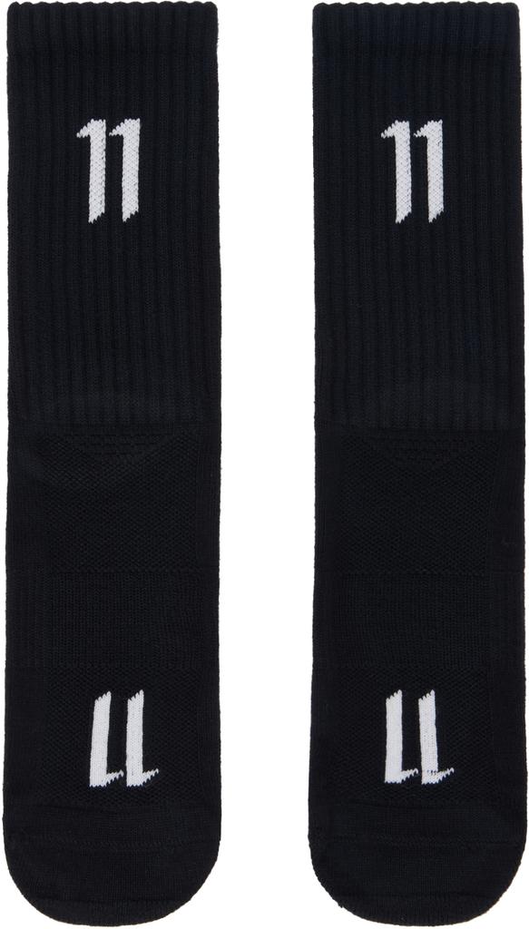 11 by Boris Bidjan Saberi Three-Pack Black Socks