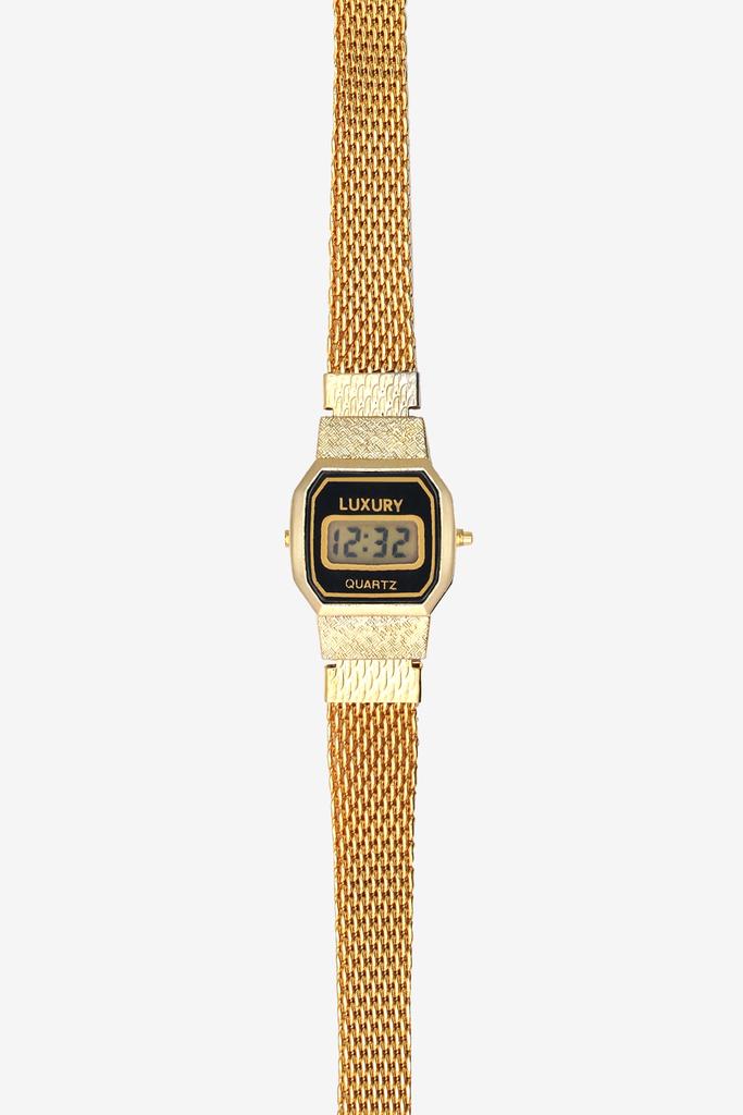 Los Angeles Apparel WCHRA58 - Tiny Metal Mesh Luxury Watch
