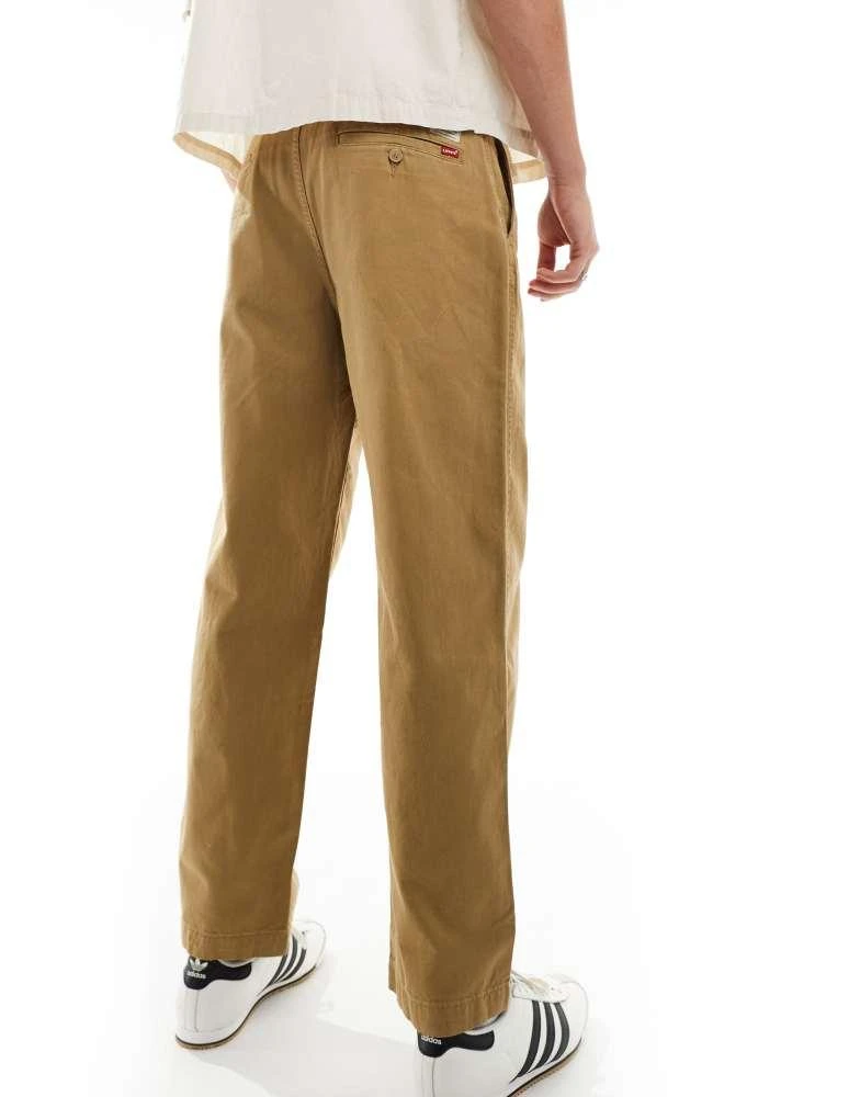 Levi's Levi's XX chinos loose straight pleated in khaki beige 2