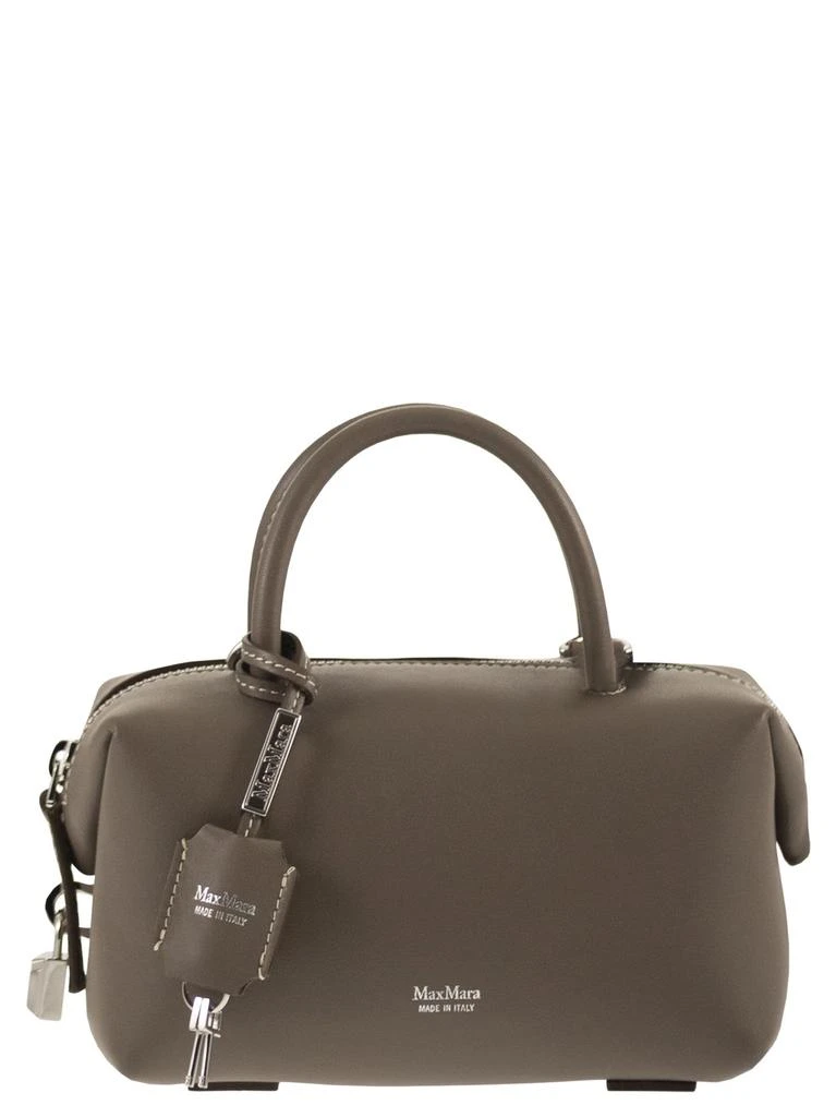 Max Mara Holdalls - Small Natural Leather Satchel