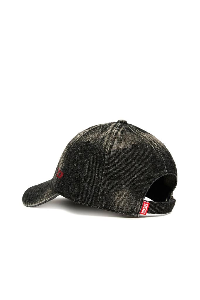 Diesel Diesel Kids D-Logo Used-Effect Denim Baseball Cap