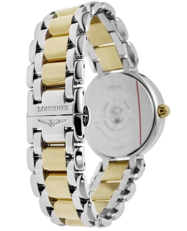 Longines Longines Primaluna Quartz 30mm Gilt Dial Steel and Yellow Gold Women's Watch L8.115.5.31.7 4