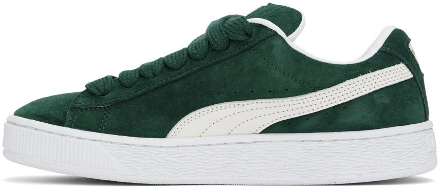Puma Green & White Suede XL Sneakers 3