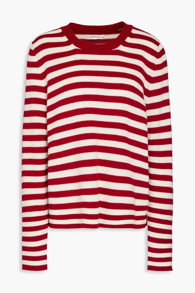 Chinti & Parker Striped wool and cashmere-blend sweater 1