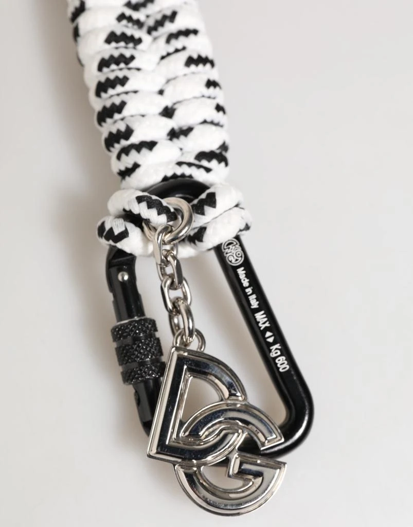 Dolce 
Gabbana Polyester Tape String DG Logo Keychain Men
s Keyring 2