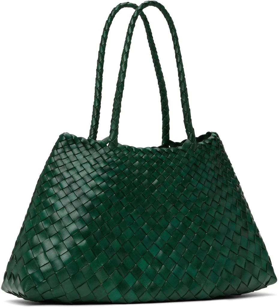 DRAGON DIFFUSION Green Santa Croce Big Tote 3