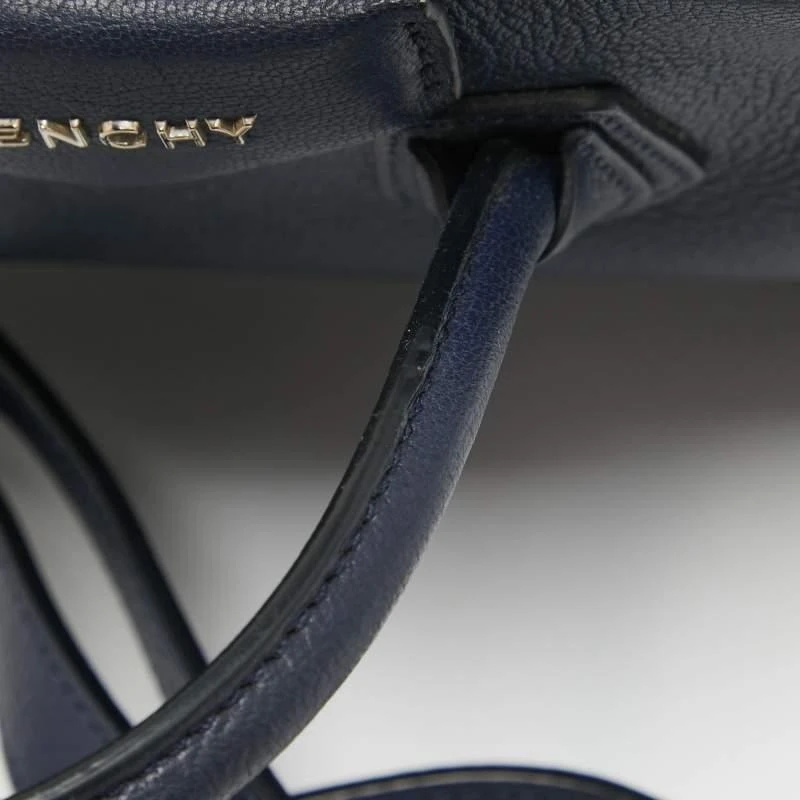 Givenchy Givenchy Navy Blue Leather Mini Antigona Satchel 6