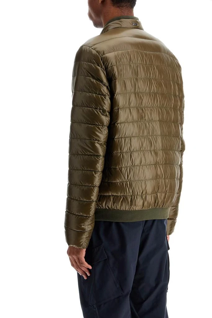 HERNO military green down jacket in polyamide with high collar 3