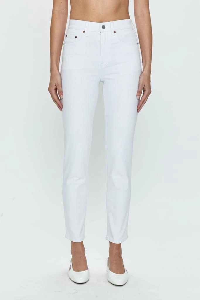 Pistola Denim Madi High Rise Slim - White 2