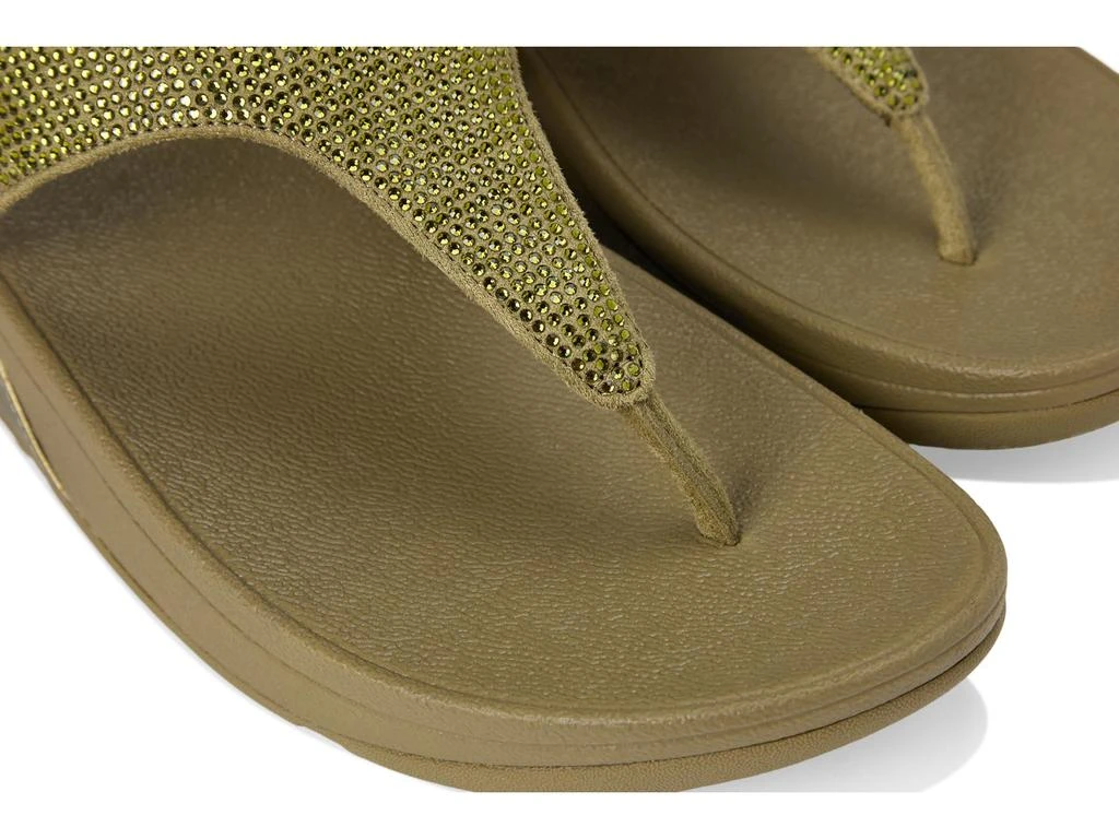 FitFlop Lulu Crystal Embellished Toe-Post Sandals 6
