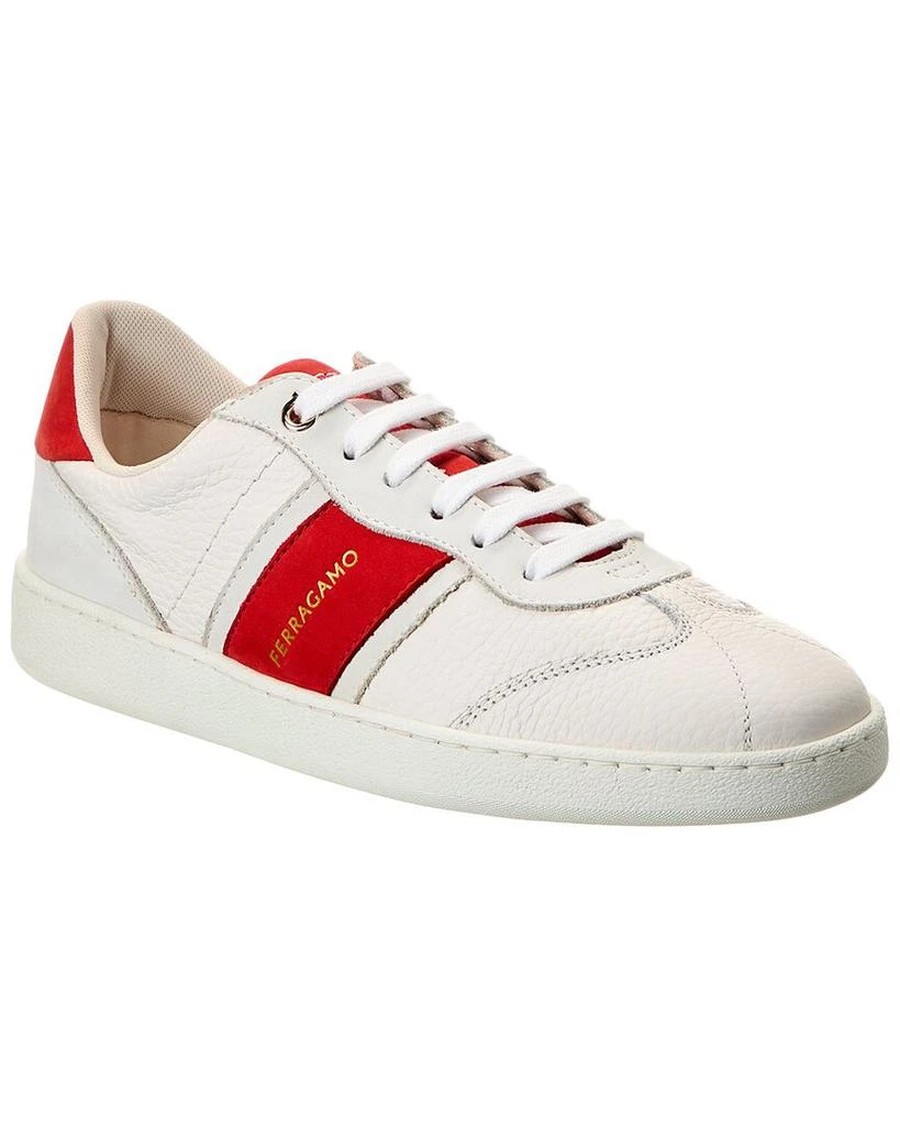 Salvatore Ferragamo Ferragamo Achille Leather Sneaker 1