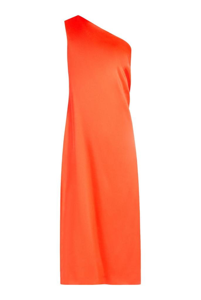 Max Mara Envers satin one-shoulder dress