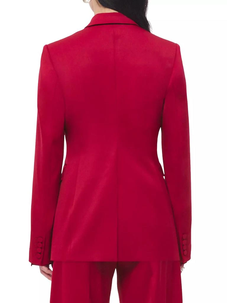 Another Tomorrow Seamed-Waist Single-Breasted Jacket 5
