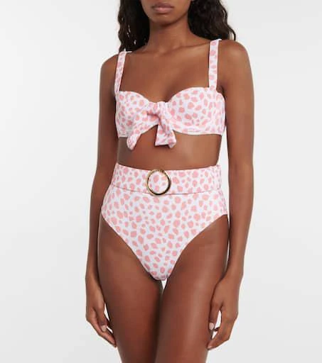 Alexandra Miro Clara printed bikini top 2