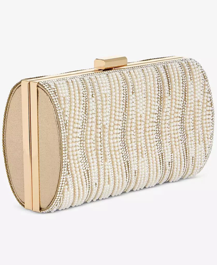 INC International Randdi Wavy Imitation Pearl Clutch, Exclusively at Macy's 6
