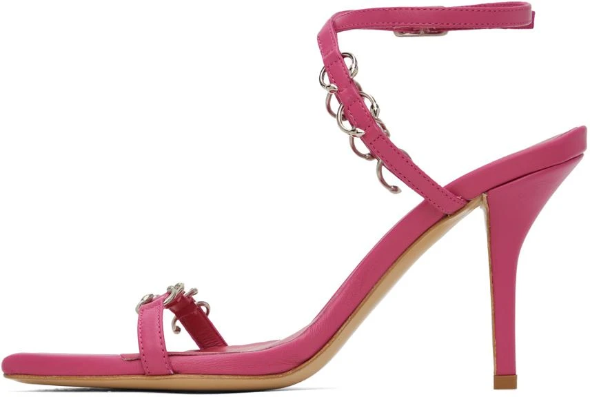 Miaou Pink GIABORGHINI Edition Reno Heeled Sandals 3
