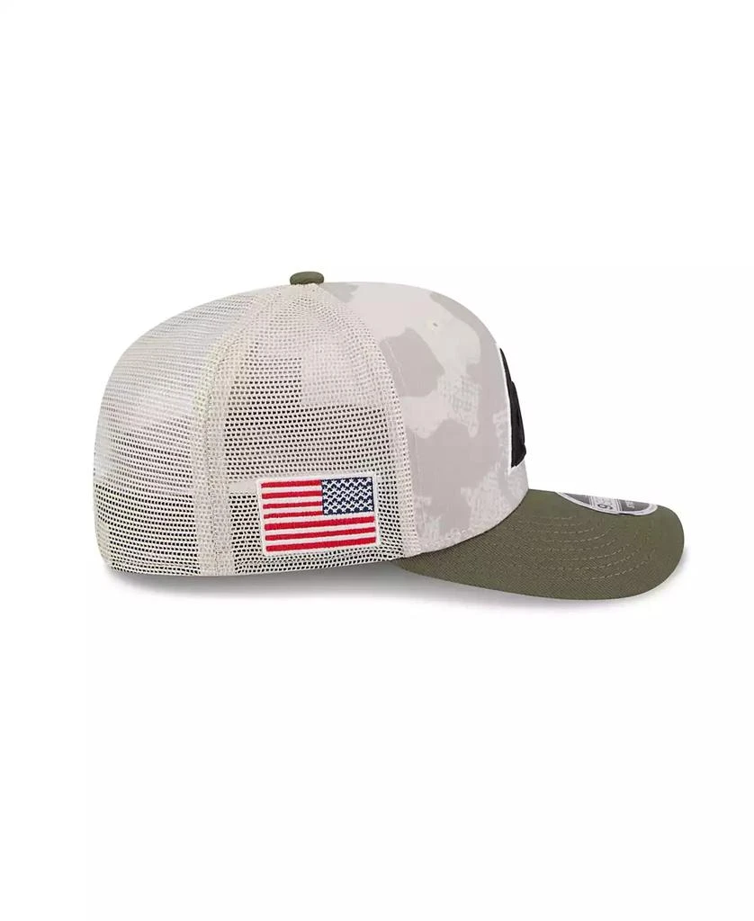New Era Men's Light Beige/Olive Arizona Diamondbacks 2025 Armed Forces Day 9SEVENTY Adjustable Hat 6