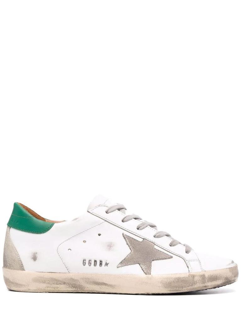 NA Superstar white distressed Sneakers