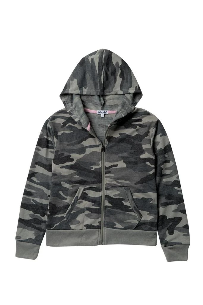 Splendid Kids' Camo Zip Hoodie 1