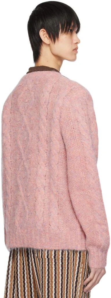 CMMN SWDN Pink Brushed Sweater 3